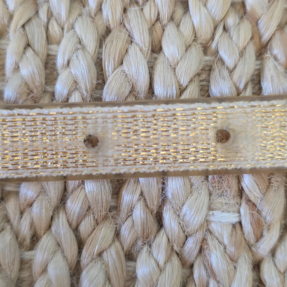 Vintage Gold and Silver With Lacquer Covering Silver Filigreed Buckle Womens OS